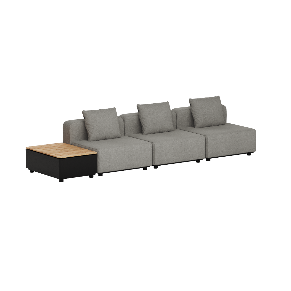 Cobana Lounge Sofa - 3 seater w/ Patio Storage Table