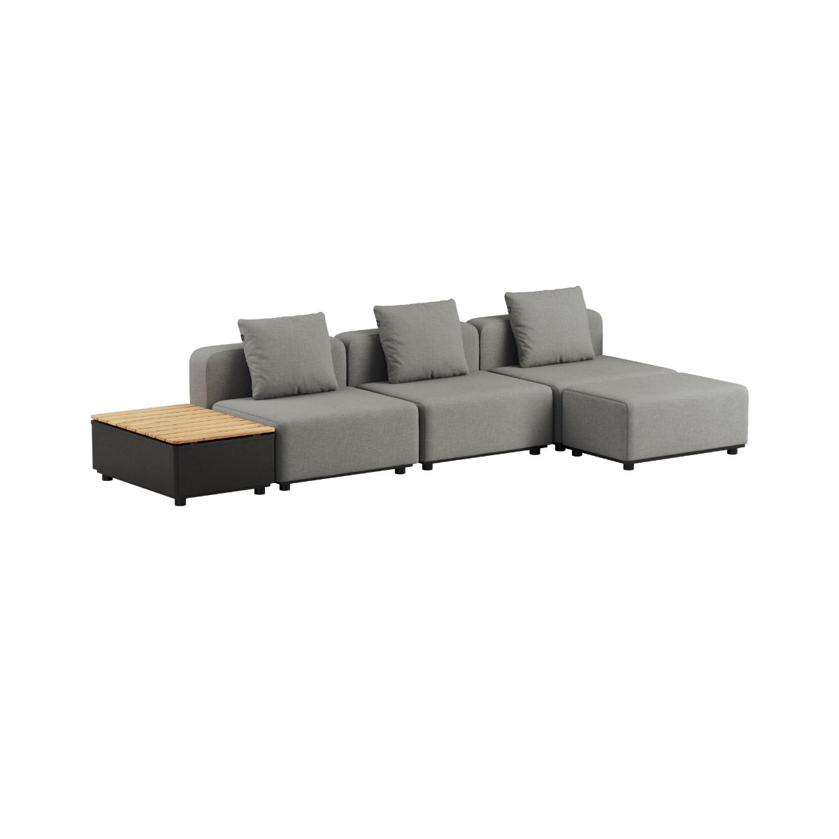 Cobana Lounge Sofa - 3 seater w/ Patio Storage Table