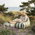 sackit Chair & Pouf Outdoor i Renesse Olive – miljöbild