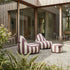 sackit Chair & Pouf Outdoor i Renesse Chestnut – miljöbild