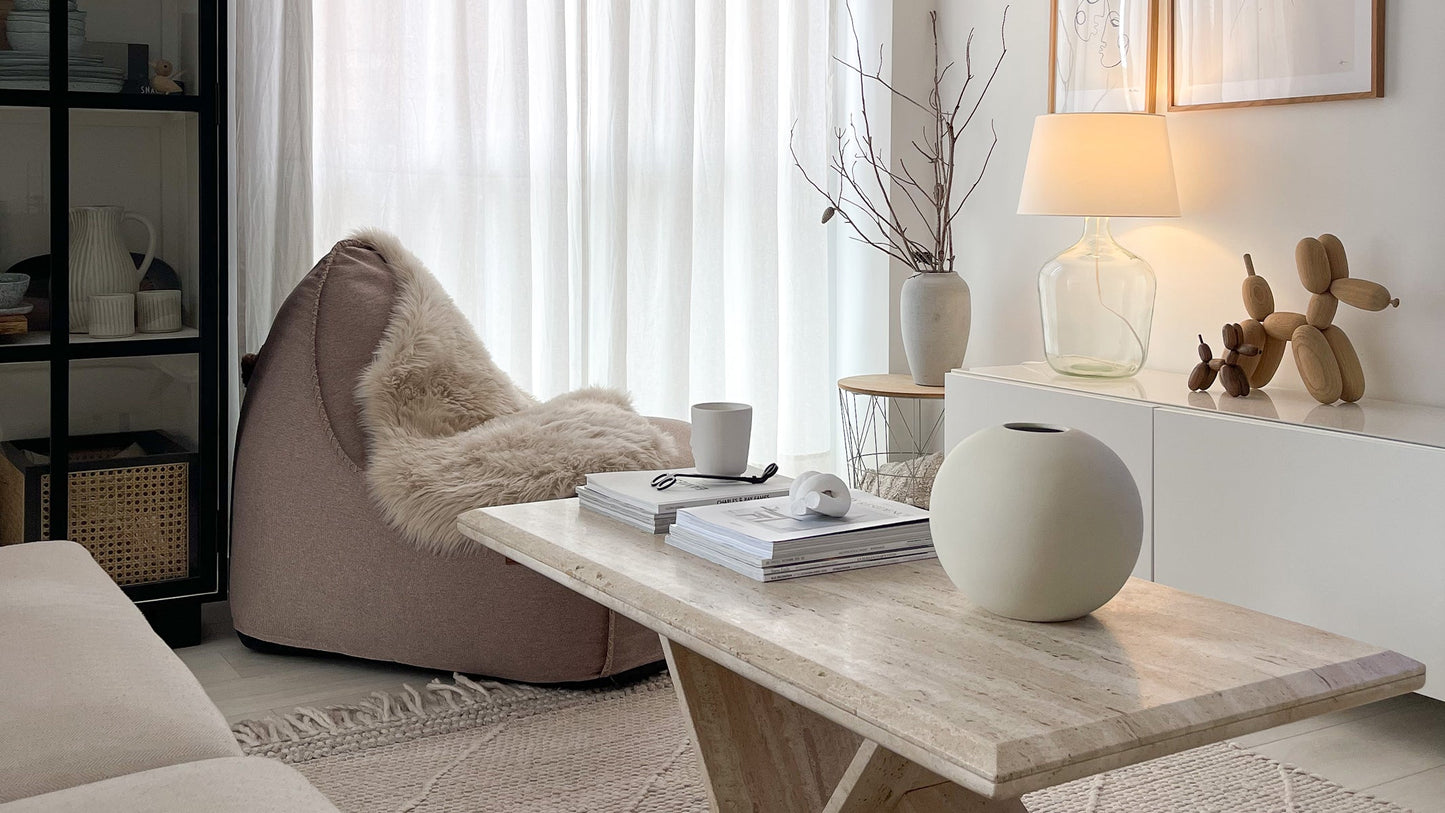 Canvas Lounge Chair - Bean bag stol för inomhusbruk