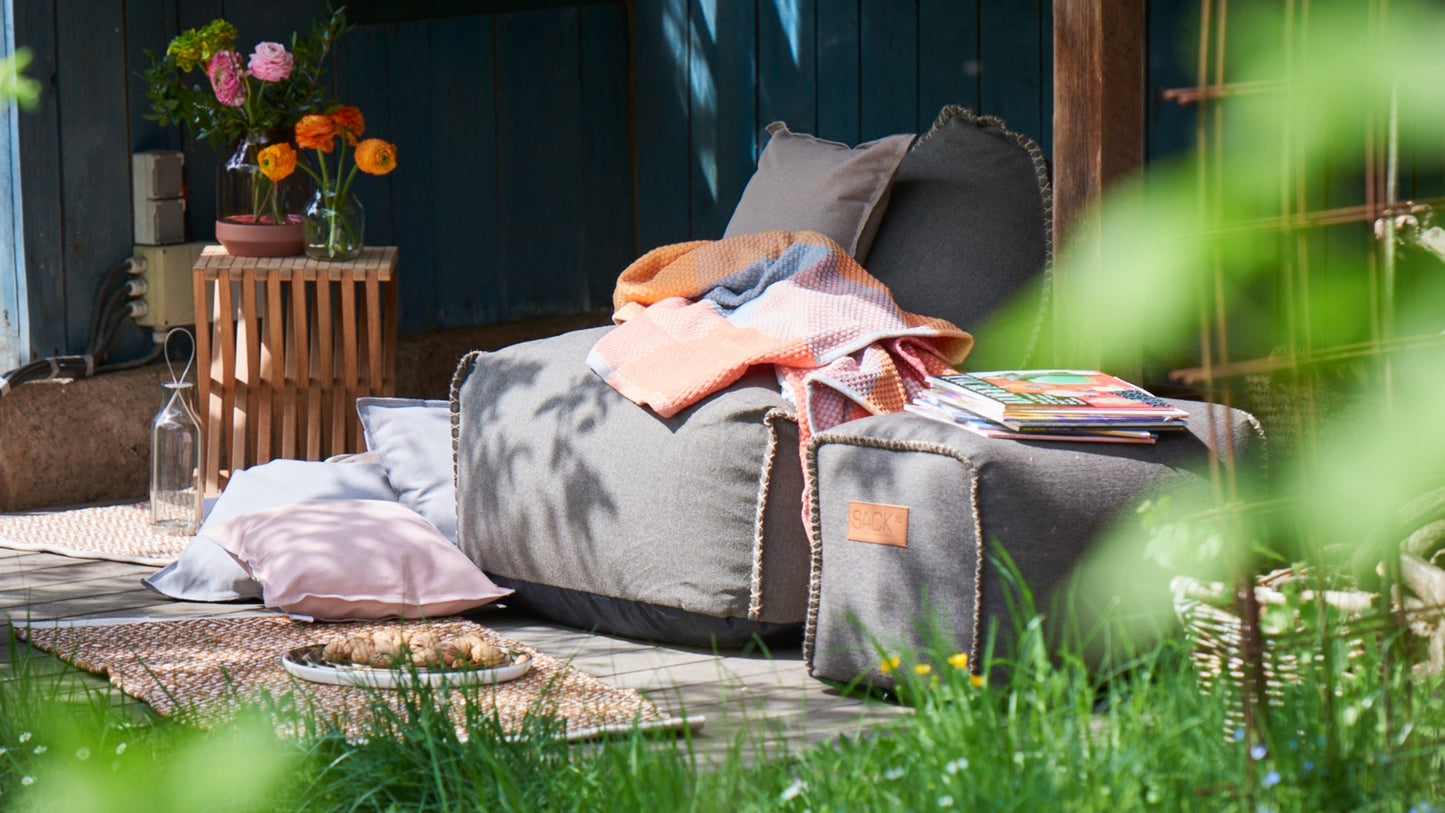 Cobana Square Pouf - Puff for inom och utomhusbruk