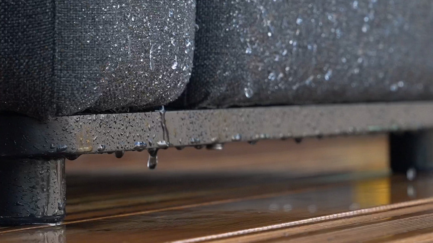 Cobana Lounge Sofa - 3 seater w/ Patio Storage Table - Utomhus 4-personers loungesoffa