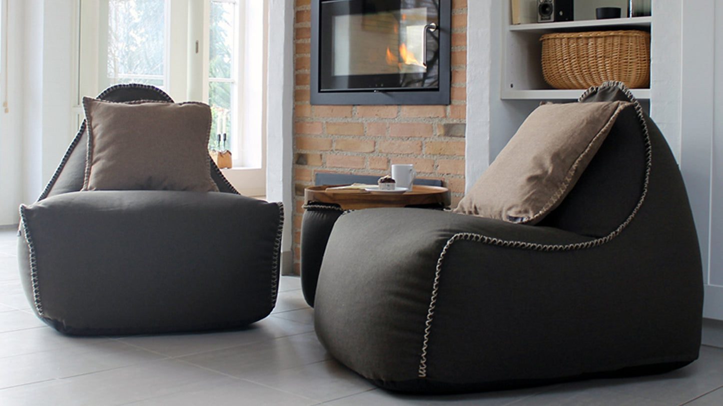 Medley Lounge Chair - Exklusiv bean bag stol för inomhusbruk