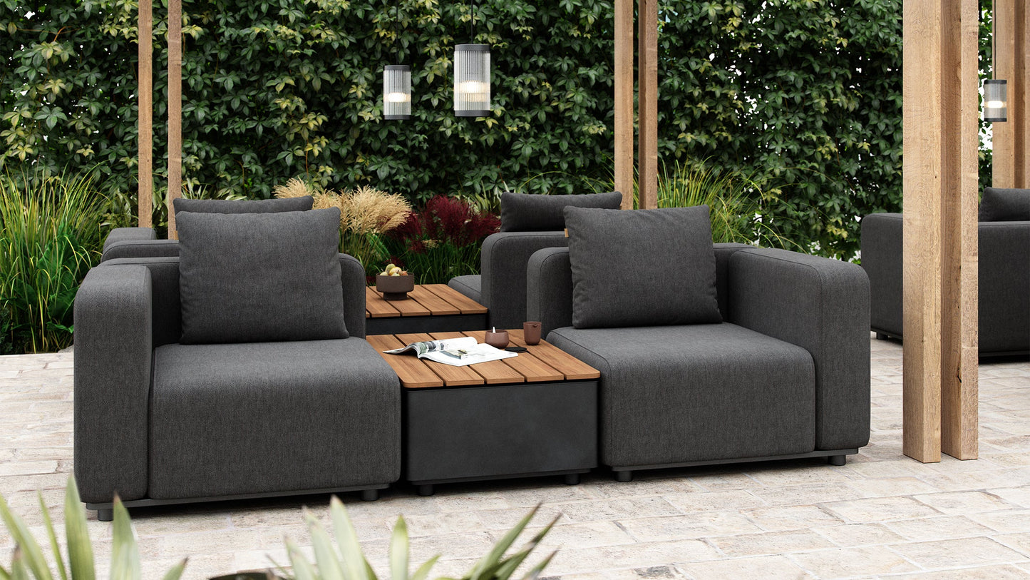 Patio Storage Table - Loungemodul – Utomhusbord med förvaring