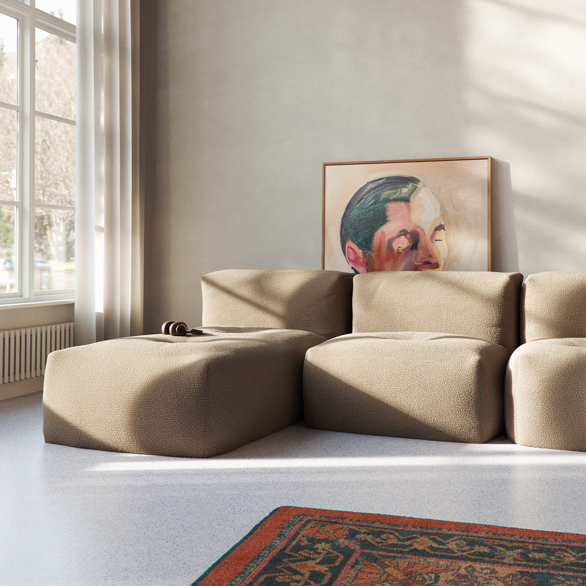 Soft Sofa Indoor - Pouf - En soffa med mjuk komfort och fast stöd