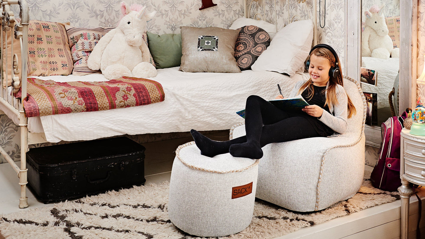 Cobana Junior Lounge Chair - Bean bag stol för barn för inom och utomhusbruk