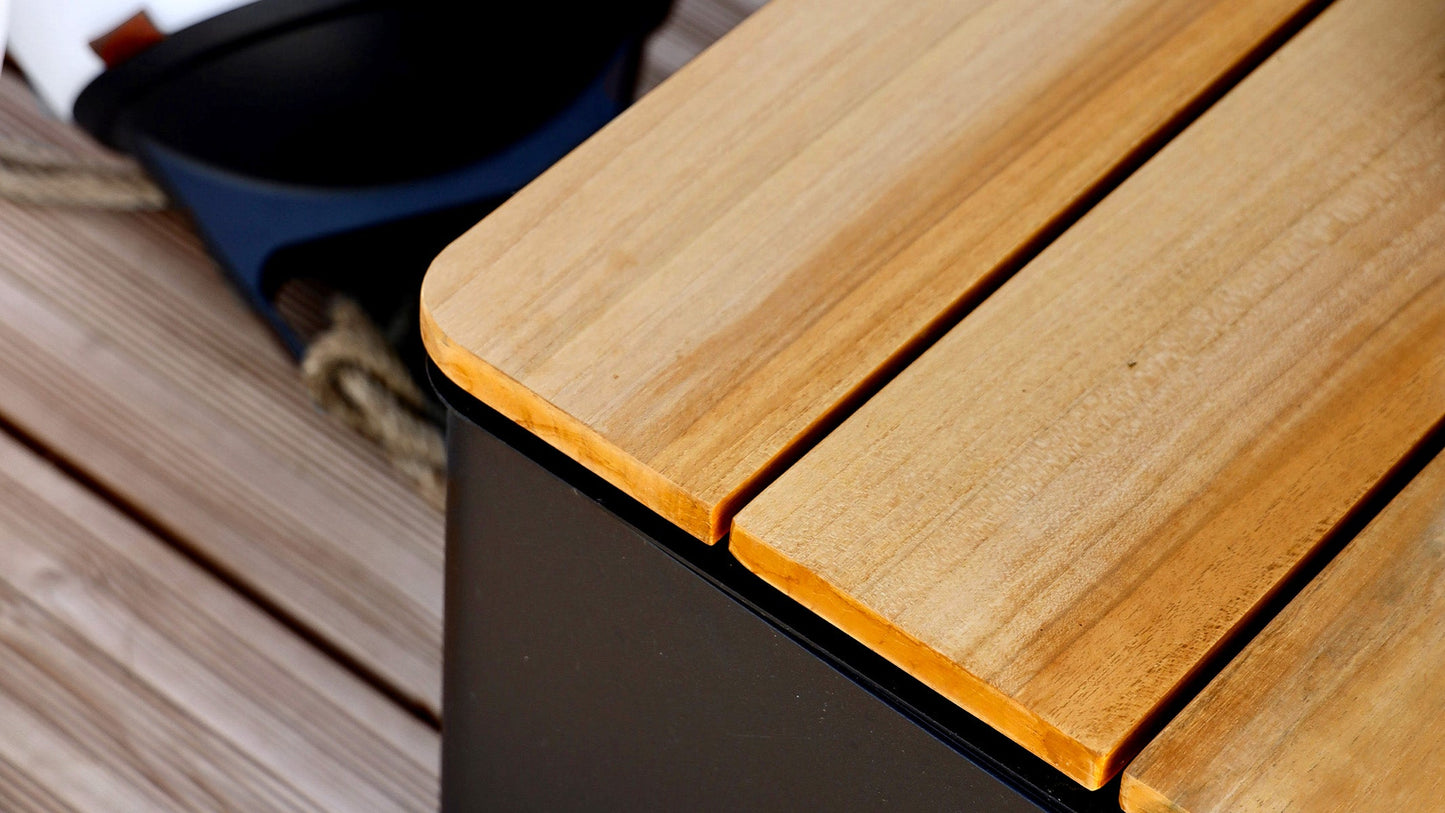 Patio Storage Table - Loungemodul – Utomhusbord med förvaring