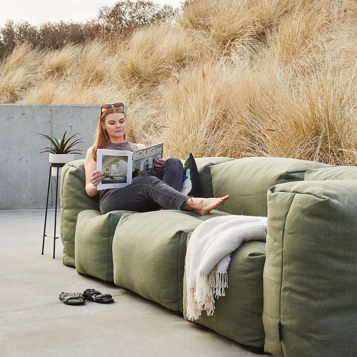 Soft Sofa Outdoor - 4 Seater Corner Sofa