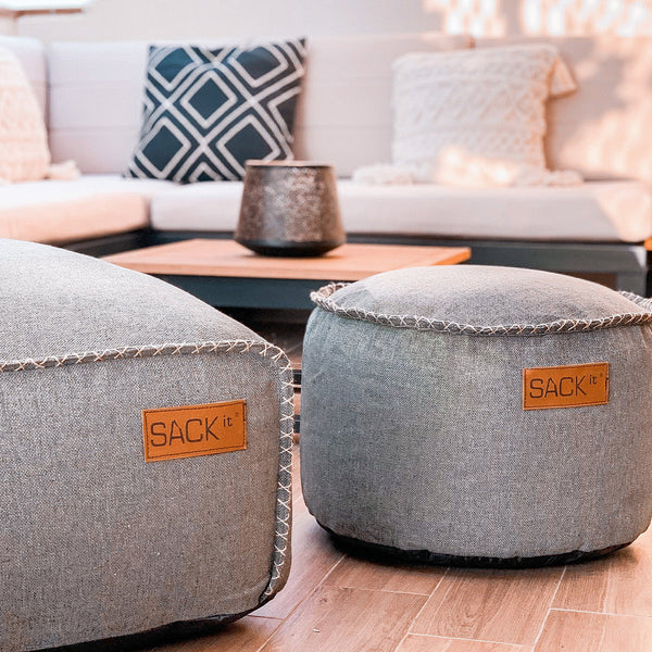 Cobana Pouf - Light Grey