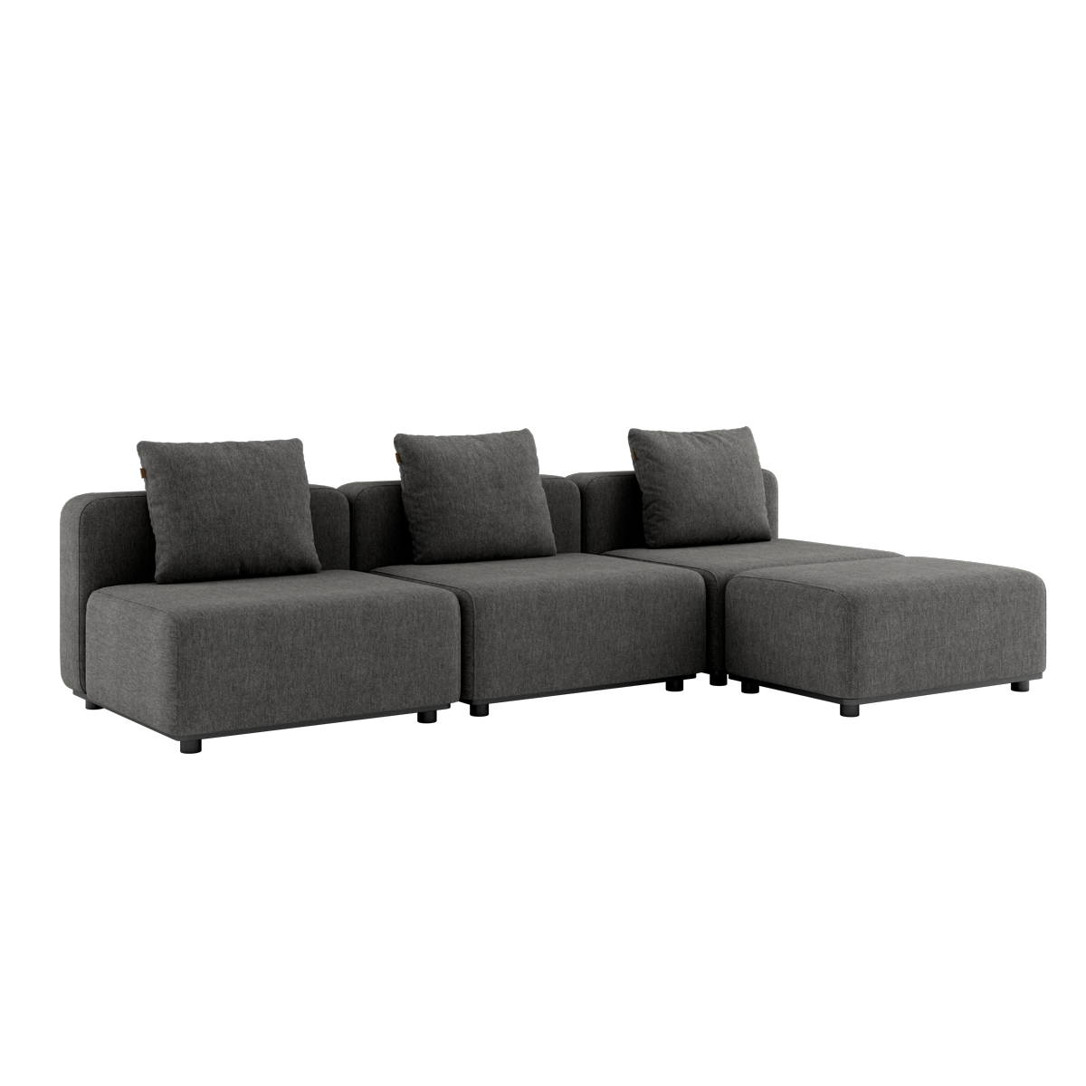 Cobana Lounge Sofa Winter Cover - 3 modules + pouf - Vattenavvisandet lock till Cobana-loungesoffa