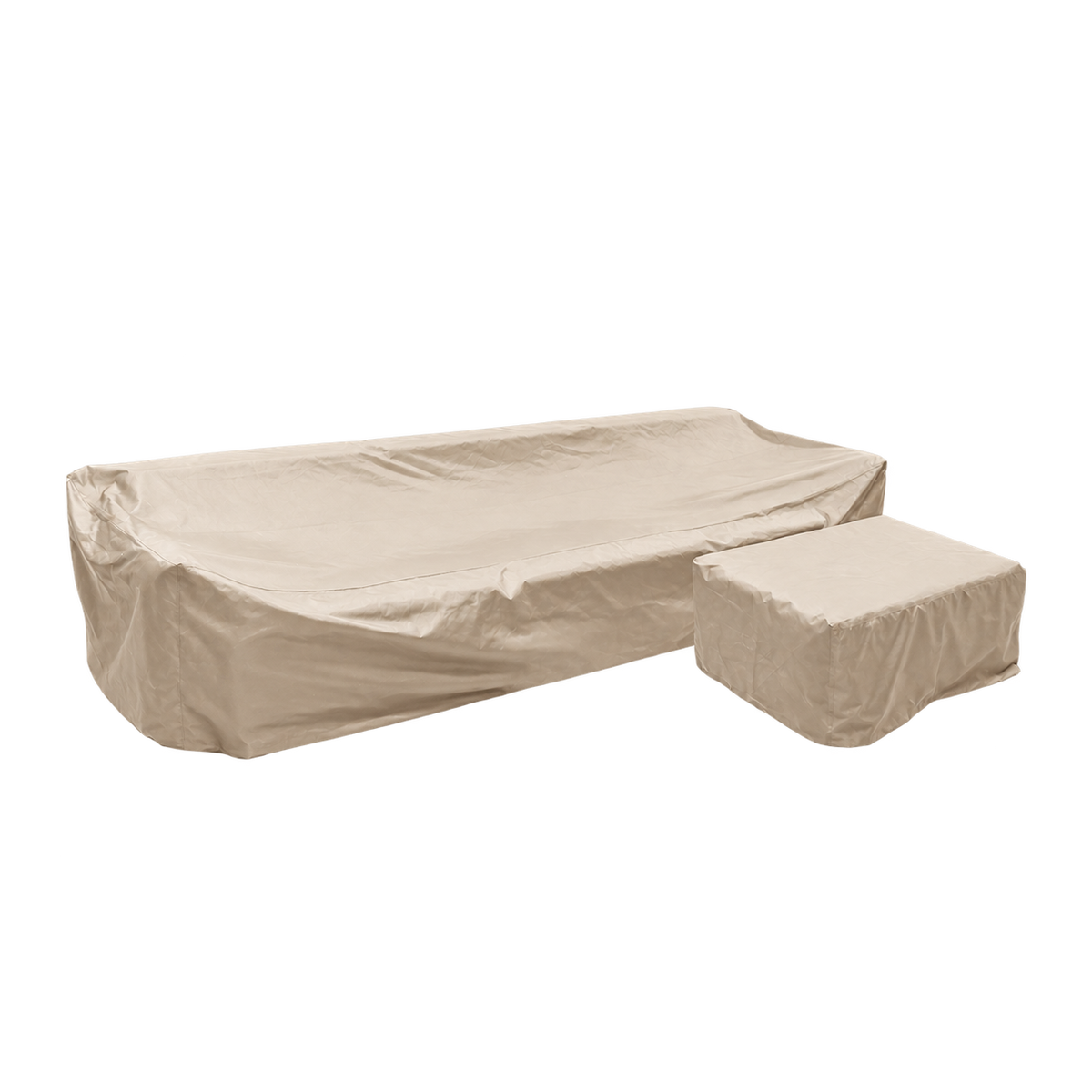 Cobana Lounge Sofa Winter Cover - 3 modules + pouf - Sand - Vattenavvisandet lock till Cobana-loungesoffa