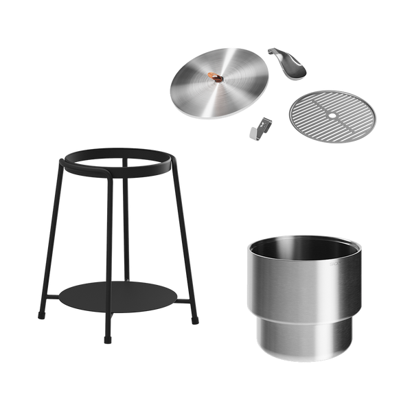 Patio Accessory Stand Ø22 + Wine Bucket w/ Accessories