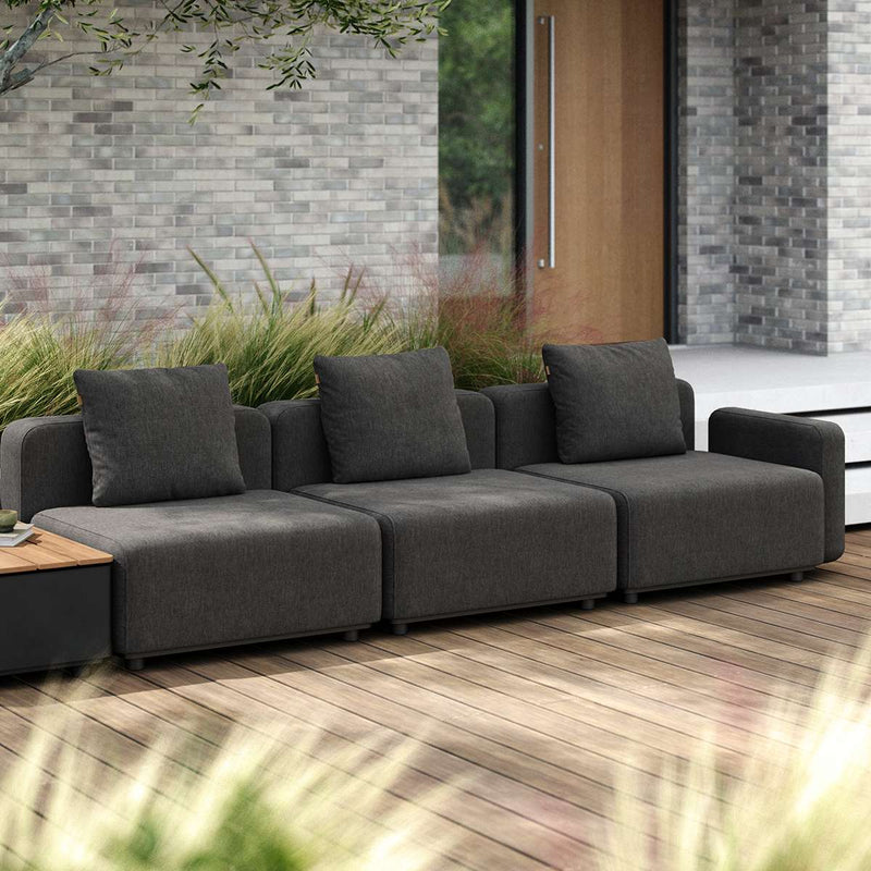 Cobana Lounge Sofa - 3 seater w/ Patio Storage Table