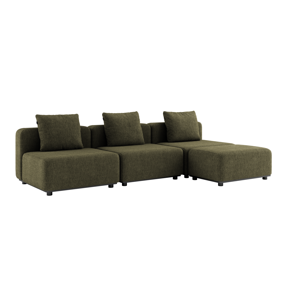 Cobana Lounge Sofa Winter Cover - 3 modules + pouf