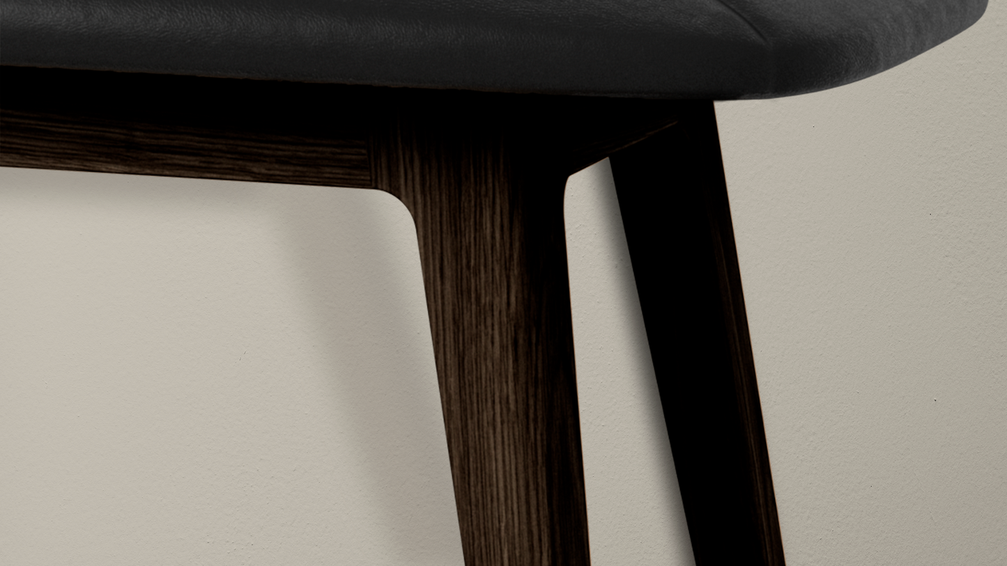 Nordic Bench - Dark Stained Oak - Bänk i härlig dansk design