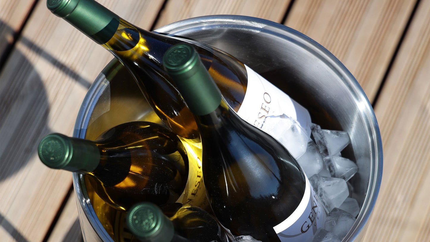 Wine Bucket - Ø22 w/ Accessories - Isolerad vinkylare/ishink med lock + krok + sked + galler