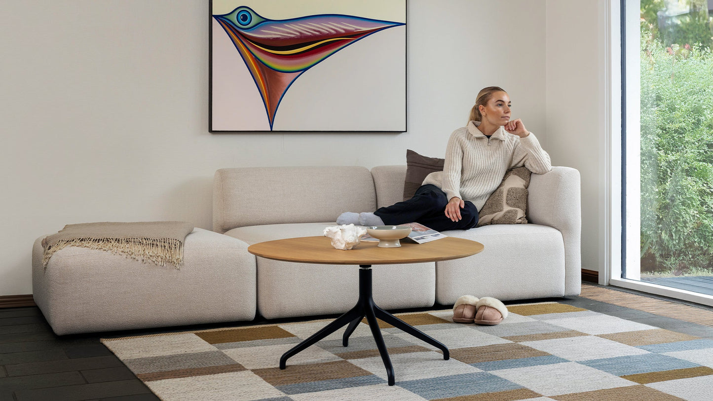 Fjord Sofa - 2 seater w/ open end - En dynamisk modulsoffa för det moderna hemmet