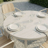 Kirra Dining Table O110 Ceramic & 4 Kirra Patio Chair
