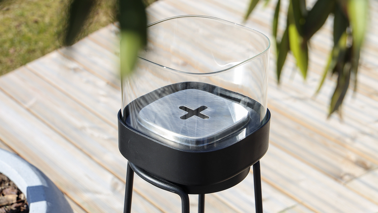Patio Accessory Stand Ø14 + Bio Lamp - Bioetanollampa med stativ för inomhus och utomhusbruk