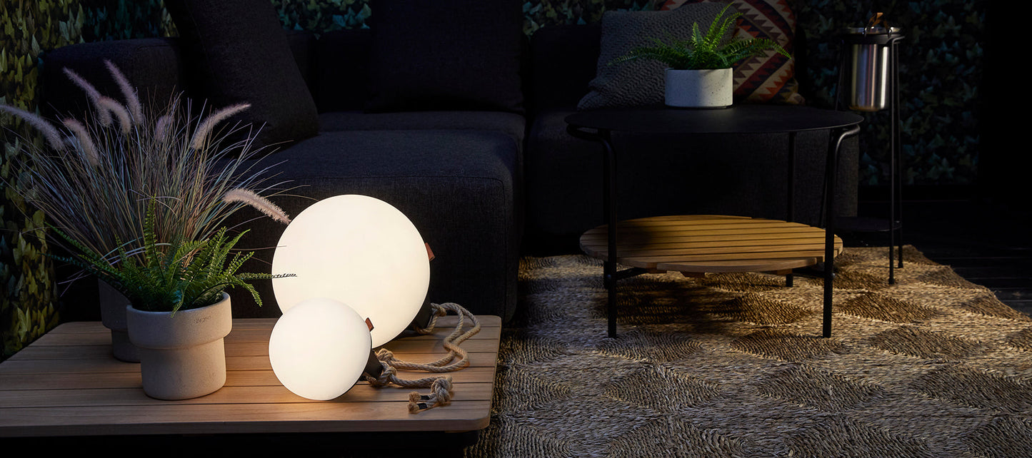 Light 250 - Utomhus / inomhus batteridriven lampa - Ø30 cm