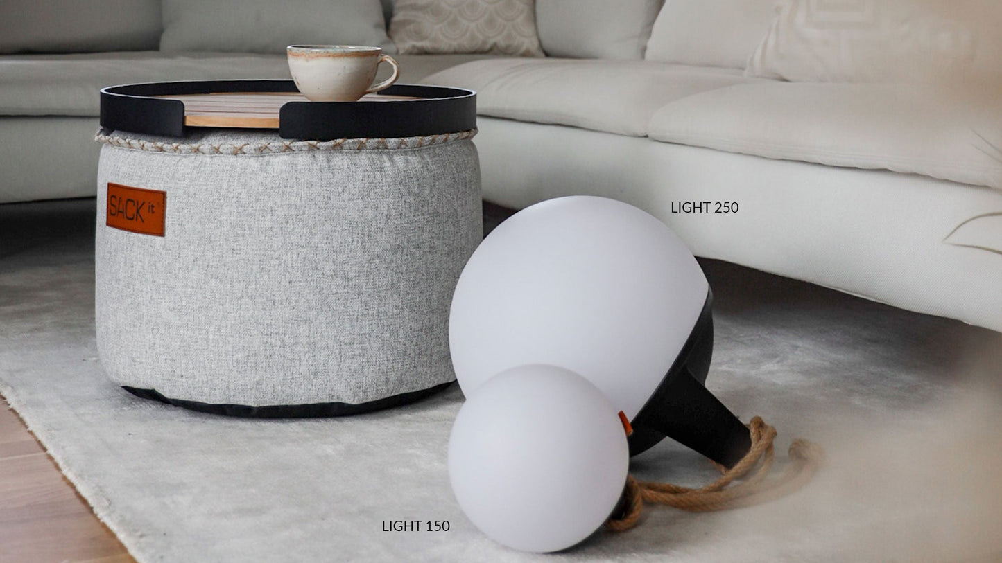 Patio Accessory Stand Ø22 + Light 250 - Inom- och utomhusstativ + batteridriven lampa