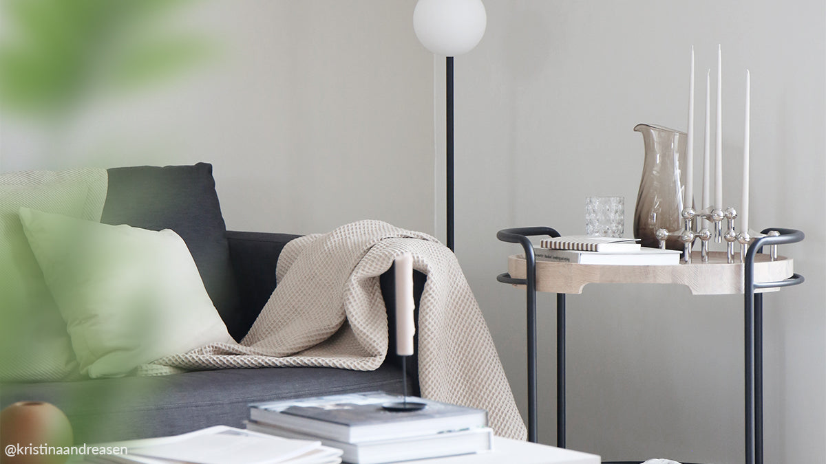 Patio Serving Table w/ Patio Serving Tray - Serveringsbord för inomhus och utomhus