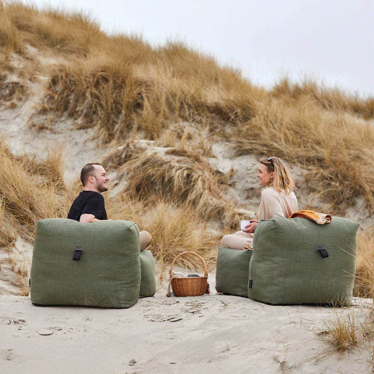 Soft Sofa Outdoor - Pouf - Mjuk och flexibel loungesoffa för utomhusbruk