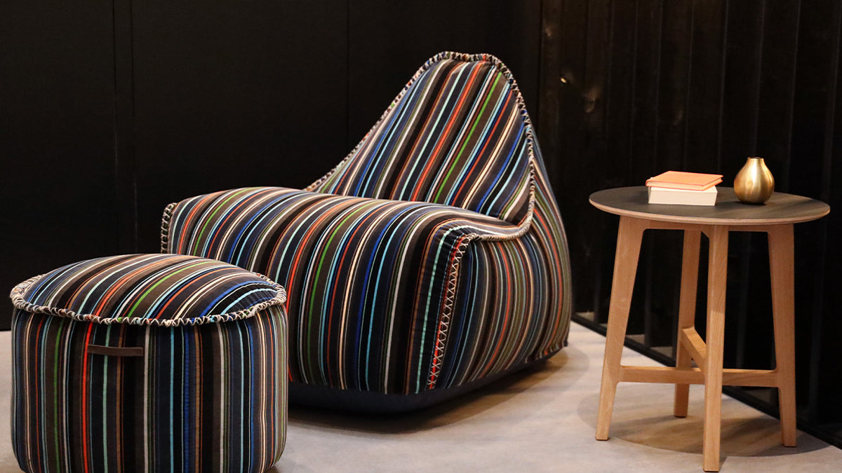 Lounge Chair & Pouf Paul Smith - Limited Edition - Exklusivt designat fåtölj i begränsat upplaga