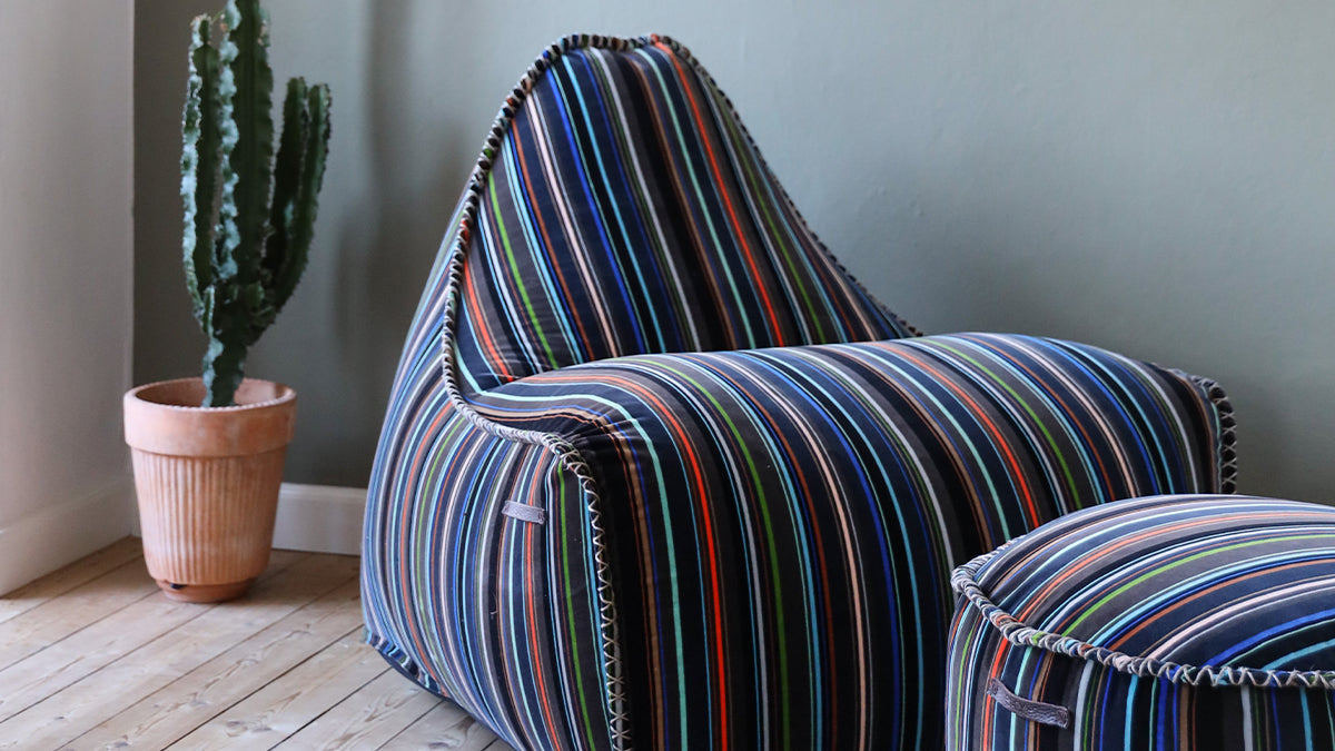 Lounge Chair & Pouf Paul Smith - Limited Edition - Exklusivt designat fåtölj i begränsat upplaga