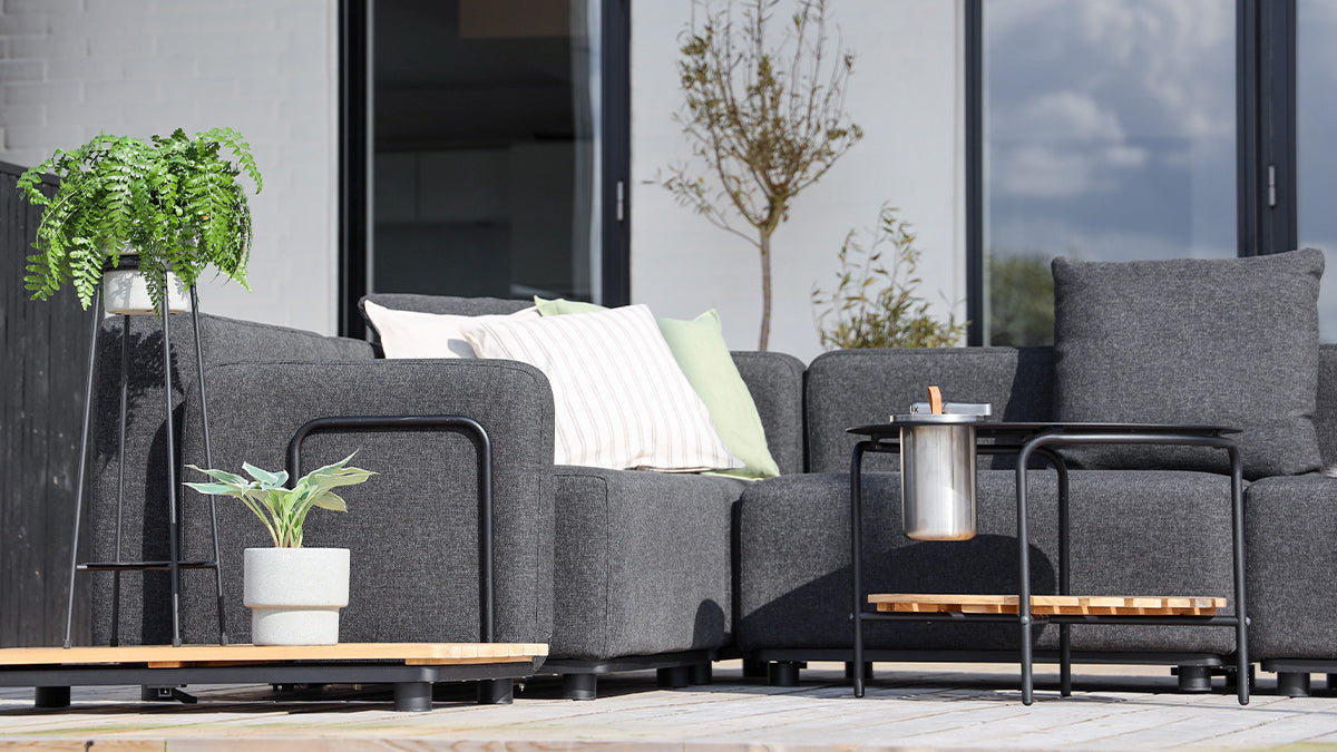 Cobana Lounge Sofa - Pouf - Pouf modul för utomhus Loungesoffa