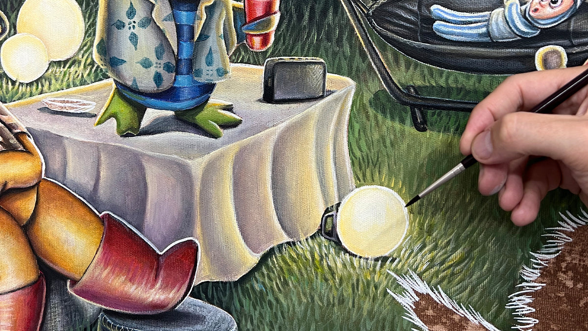 SACKit x Saaby Art Lithography 40x71 - Konst av Brian Saaby