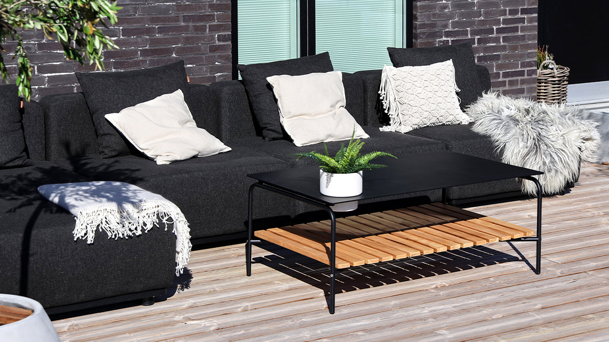 Patio Sofa Table - 113x70 - Utomhus soffbord i aluminium