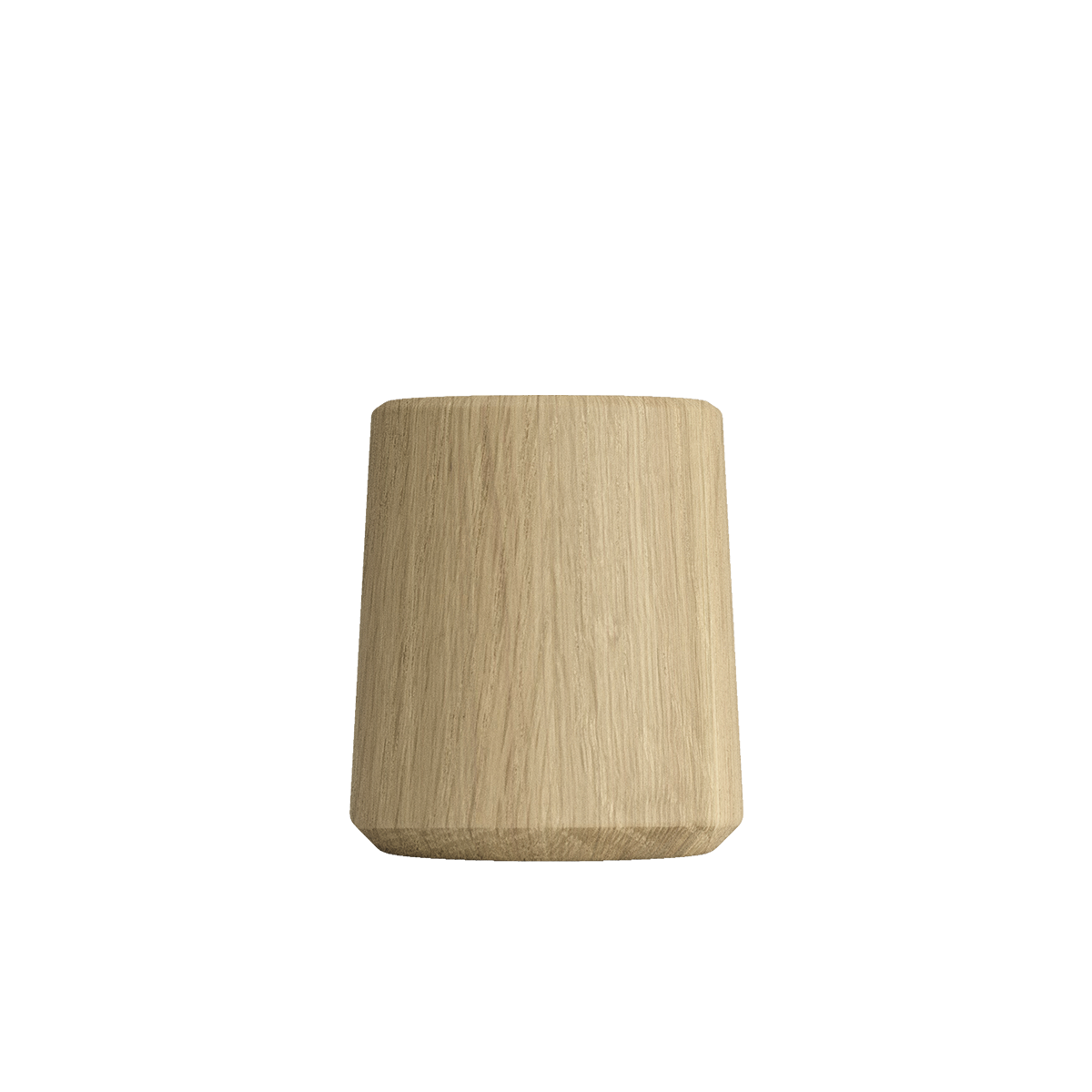 Natural solid oak Oslo lamp base in size 8, designed for indoor use with Lamp Intelligent.