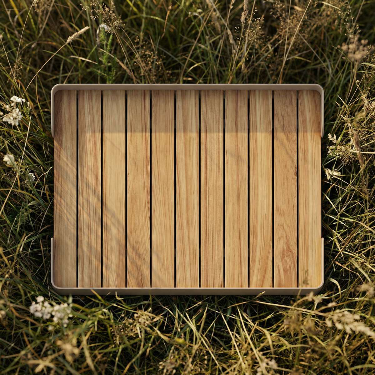 Patio Pouf Tray