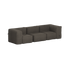 Soft Sofa Outdoor - 3 Seater i Kirra Noir från sackit