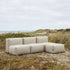 Soft Sofa Outdoor - 3 Seater open w/Pouf