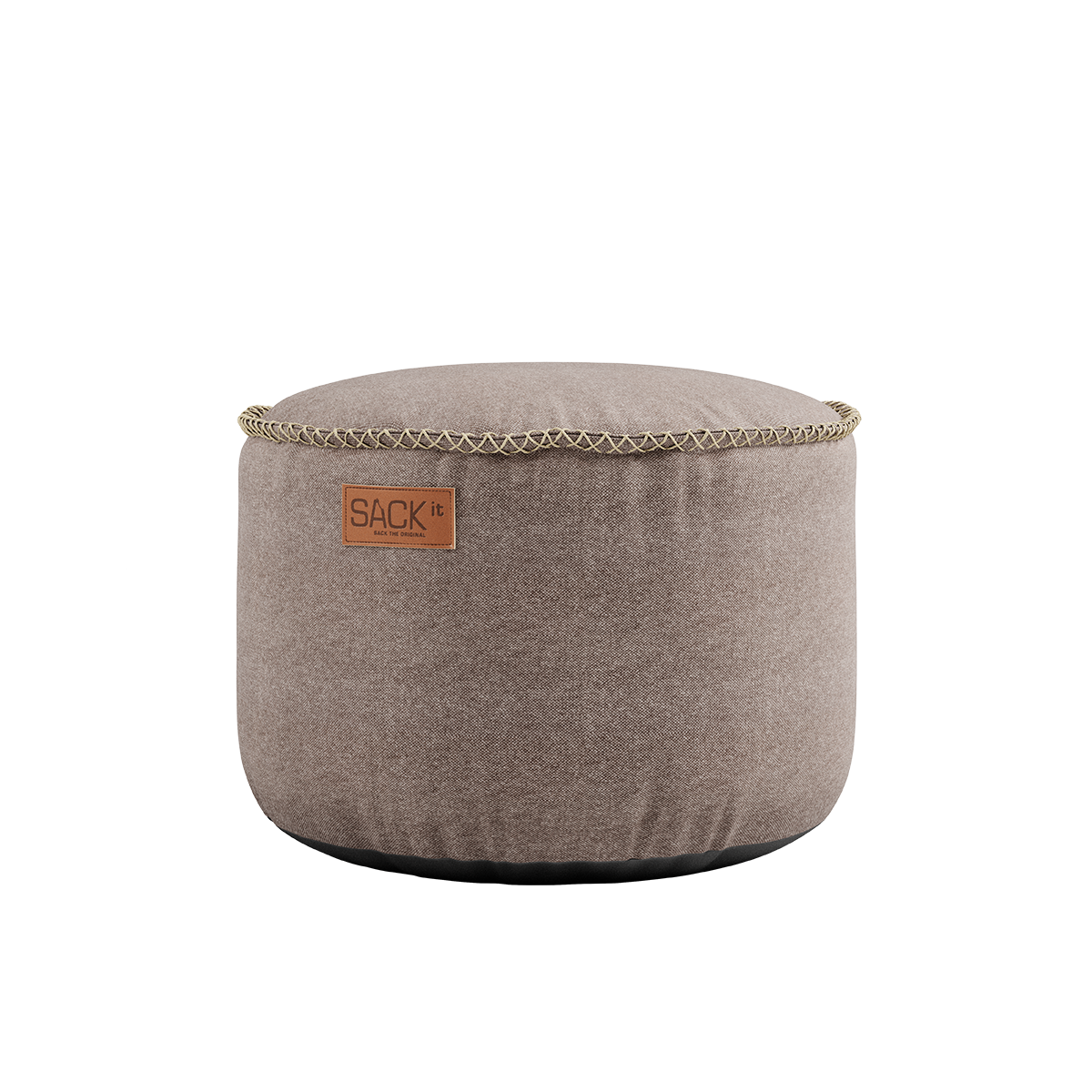 Canvas Pouf 2 Pack i Canvas Sand från sackit