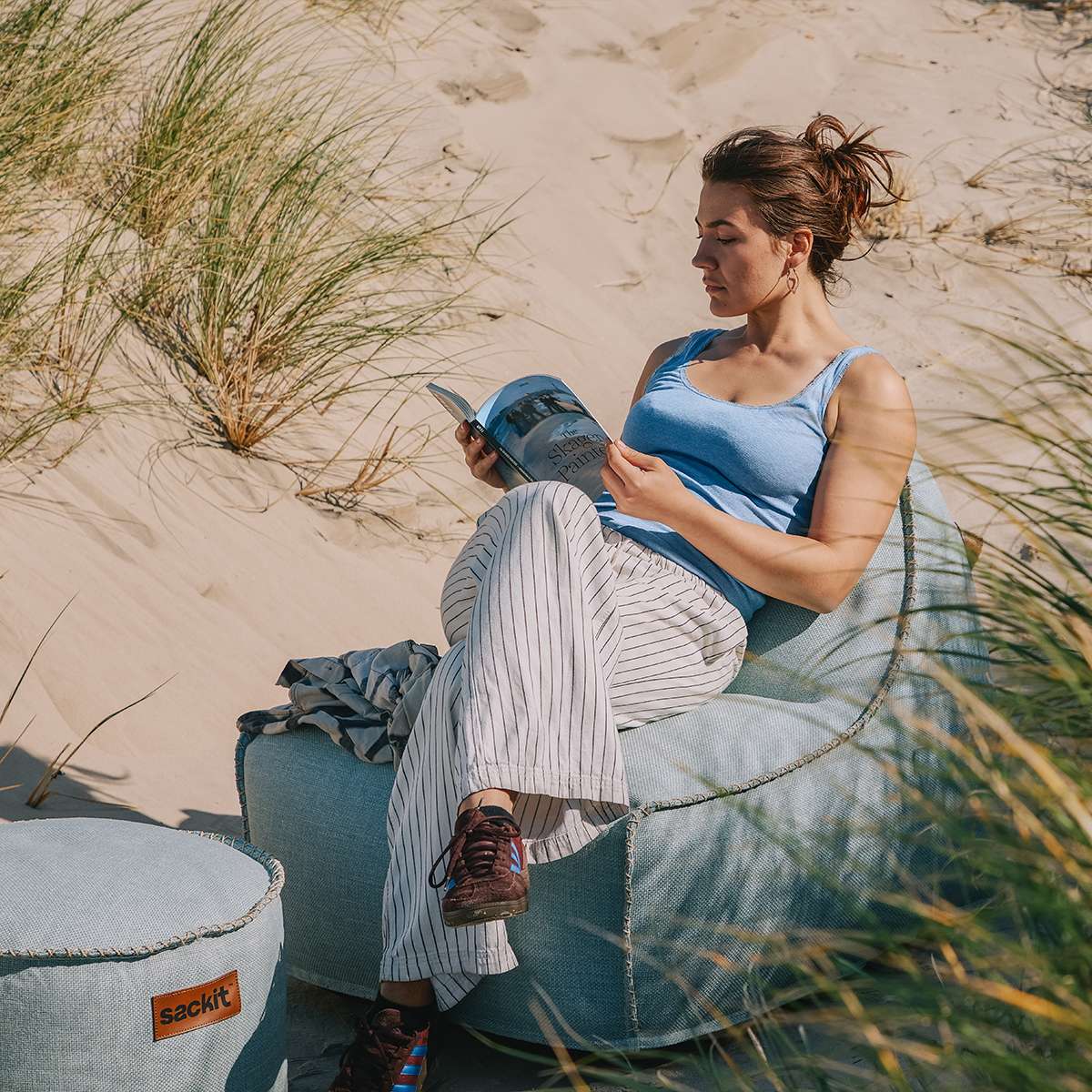 Cobana Lounge Chair i Kirra Light Blue – miljöbild