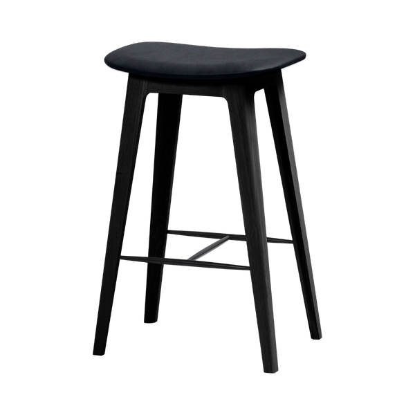 Nordic Bar Stool - Black Stained Oak