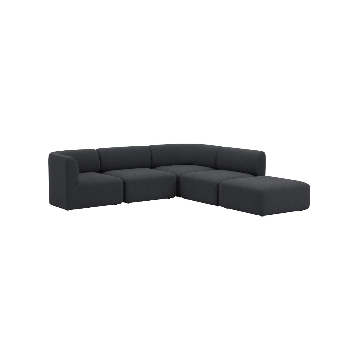 Fjord Sofa - Corner Sofa w/ open end i Cosmo Slate från sackit