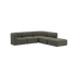 Fjord Sofa - Corner Sofa w/ open end i Cosmo Stone från sackit