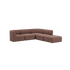 Fjord Sofa - Corner Sofa w/ open end i Cosmo Clay från sackit