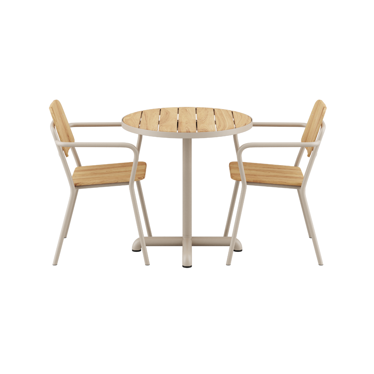 Kirra Cafe Table & 2 Kirra Patio Chair