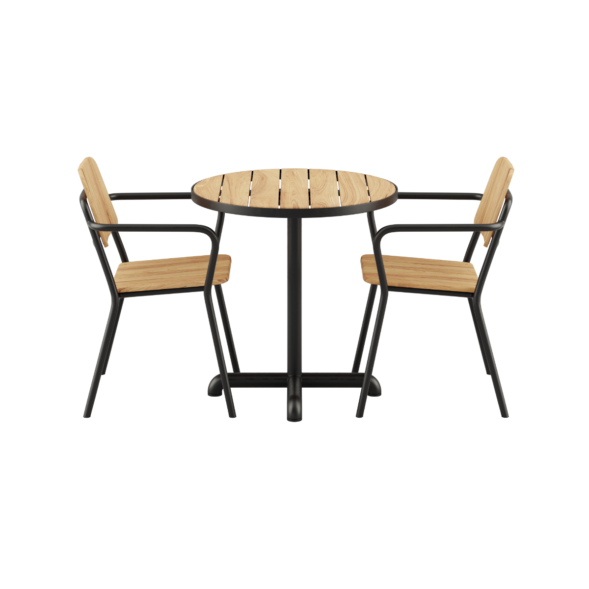 Kirra Cafe Table & 2 Kirra Patio Chair