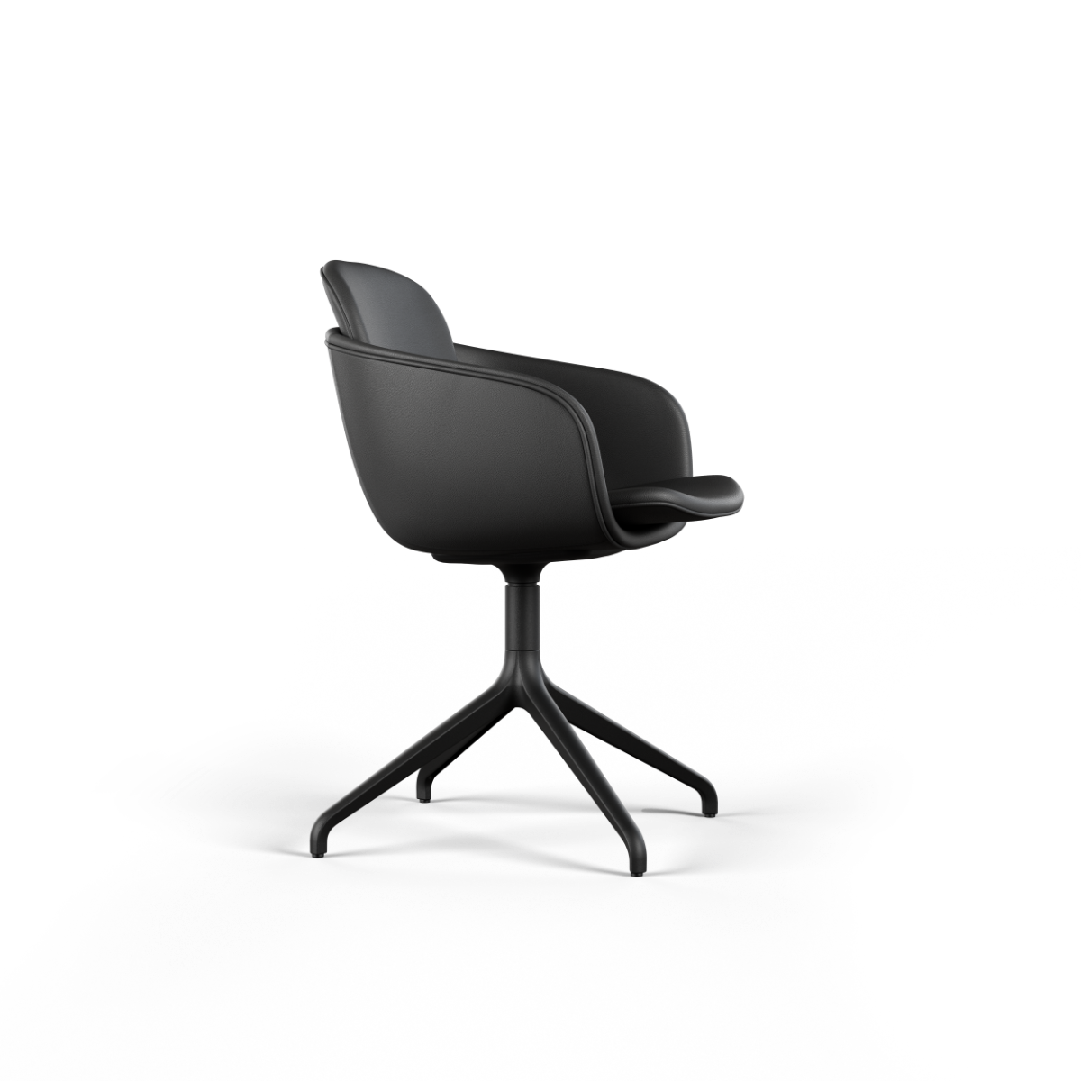 Chair no. One S2 Black Swivel