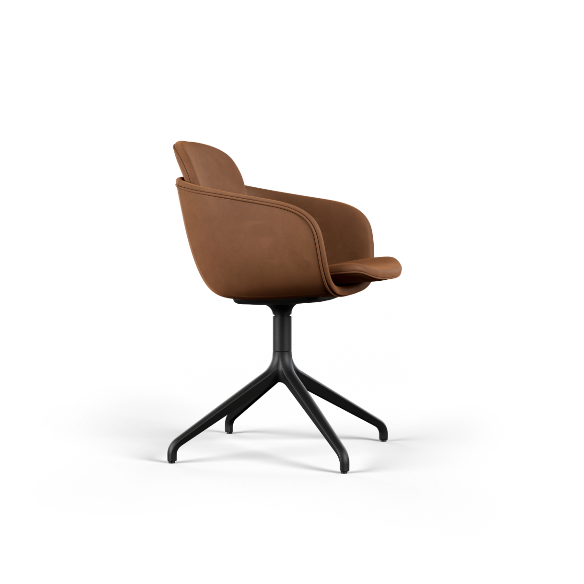 Chair no. One S2 Black Swivel
