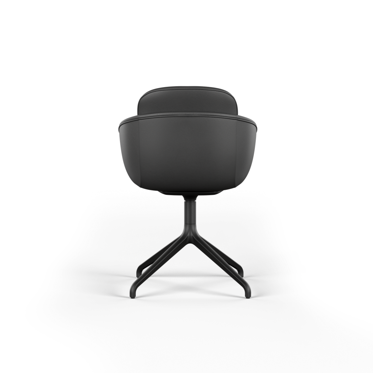 Chair no. One S2 Black Swivel