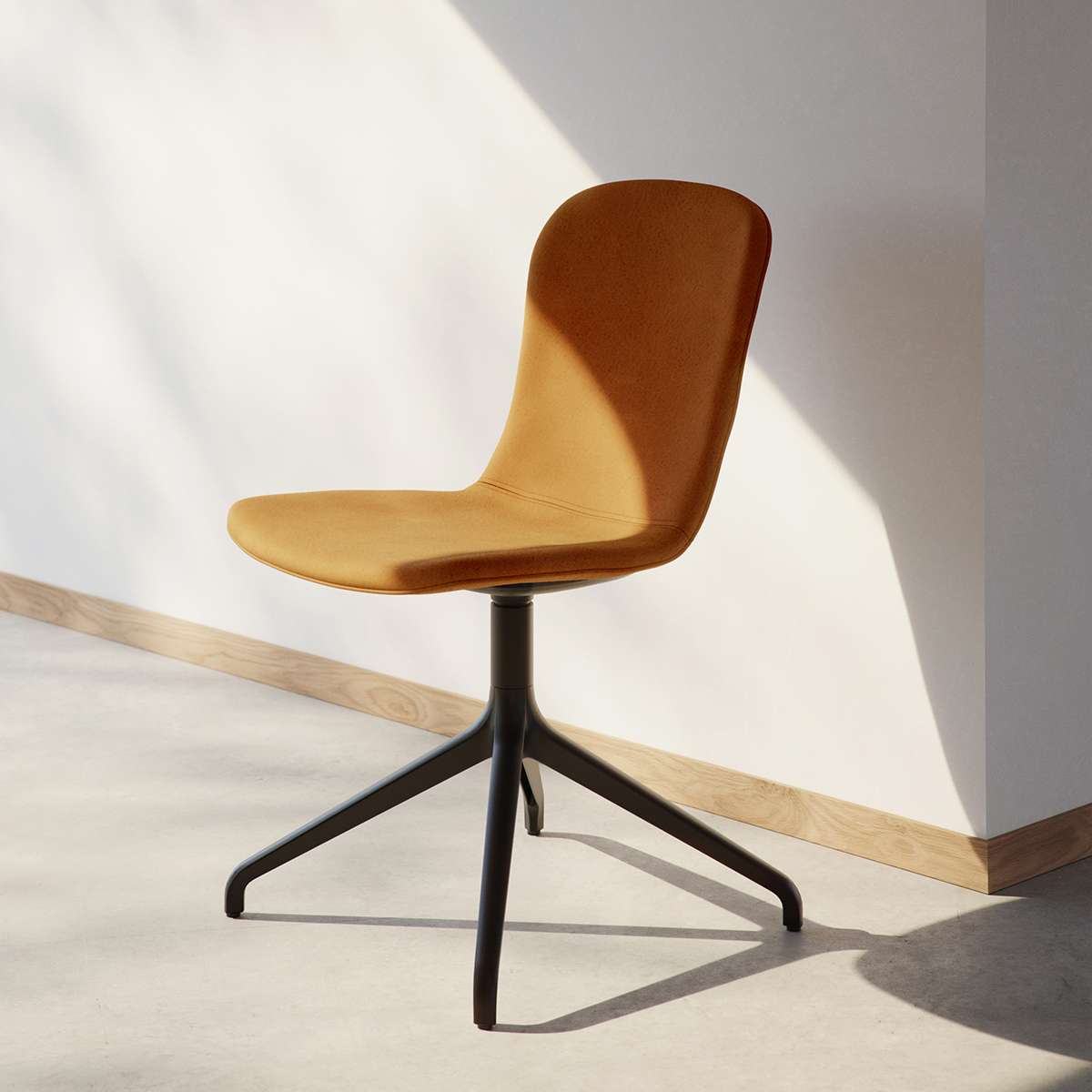 Chair no. One S1 Black Swivel