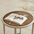 Mollis Side Table Ø50 i Taupe – miljöbild